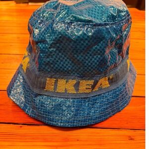 IKEA Bucket Hat Blue KNORVA Frakta Bag Material Streetwear Novelty Hat NEW